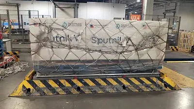 Cargamento de vacuna Sputnik V Cargamento de vacuna Sputnik V