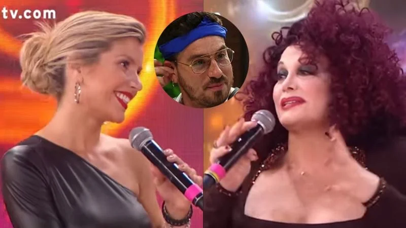 Laurita Fernández, Fede Bal y Carmen Barbieri en el Cantando 2020