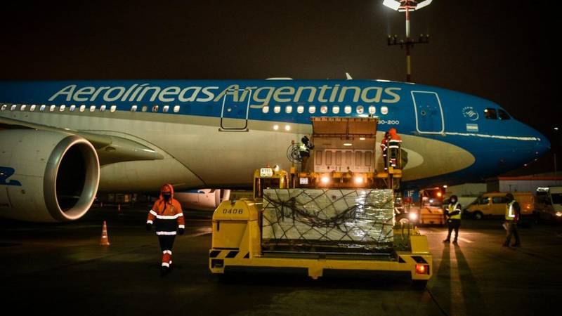 Vacuna Sputnik V: el vuelo de Aerolíneas Argentinas regresa al país