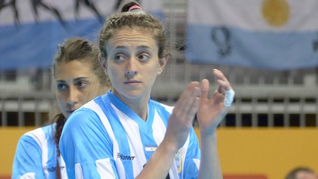 Victoria Crivelli, jugadora de la Selección Argentina de Handball Femenino.