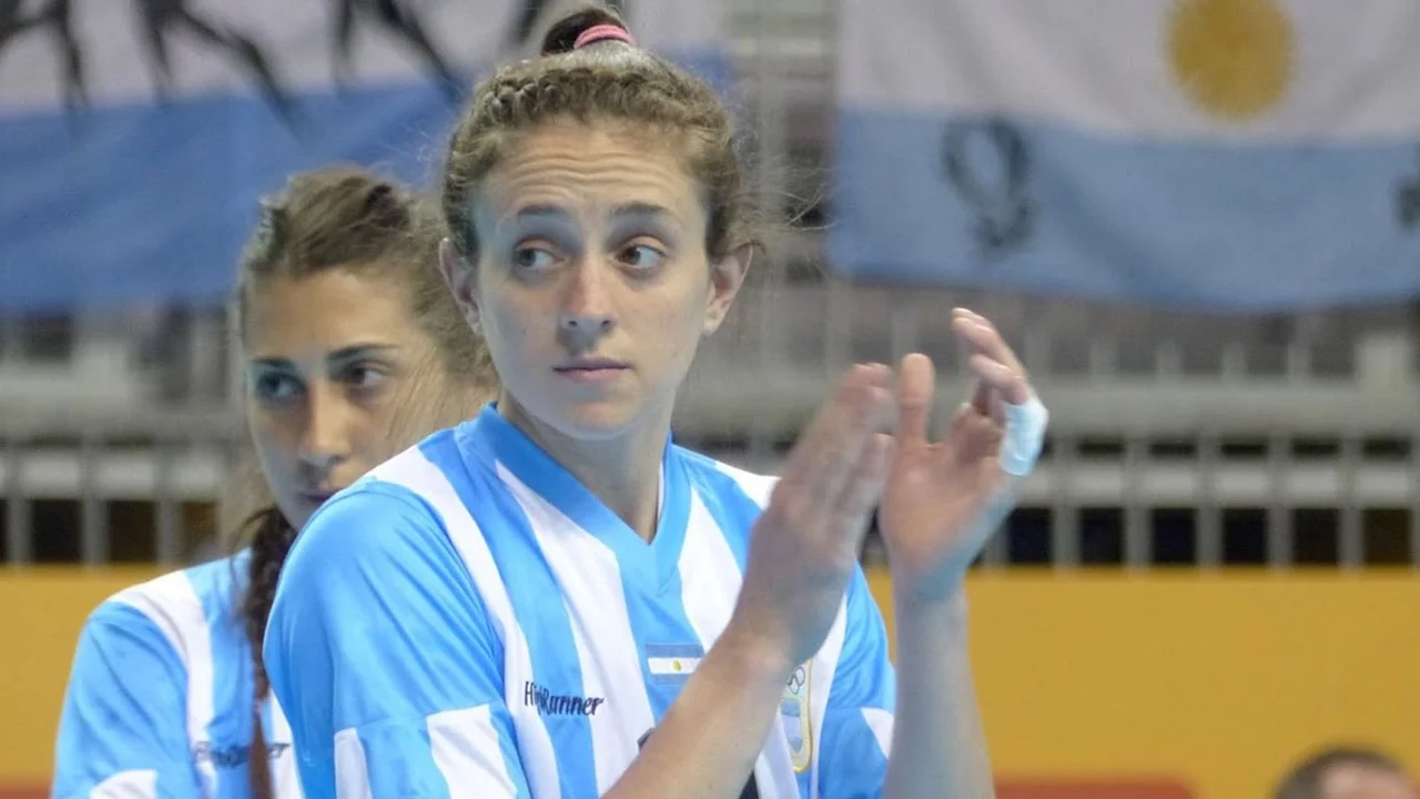Victoria Crivelli, jugadora de la Selección Argentina de Handball Femenino.
