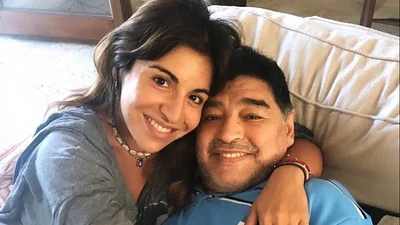 Gianinna Maradona y Diego Maradona Gianinna Maradona y Diego Maradona