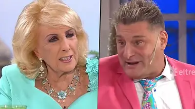El Turco García con Mirtha Legrand El Turco García con Mirtha Legrand