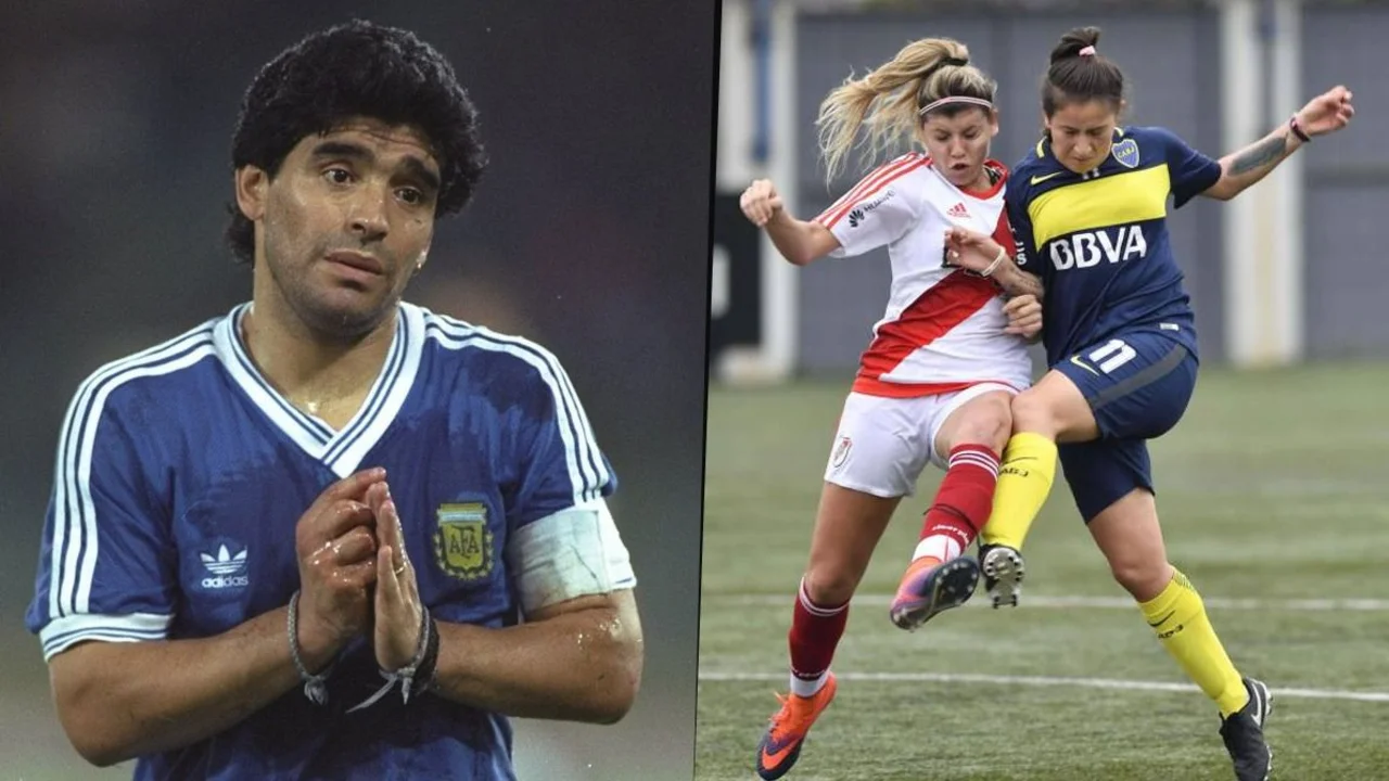Diego Maradona y su opinión sobre el fútbol femenino en una entrevista de 1990