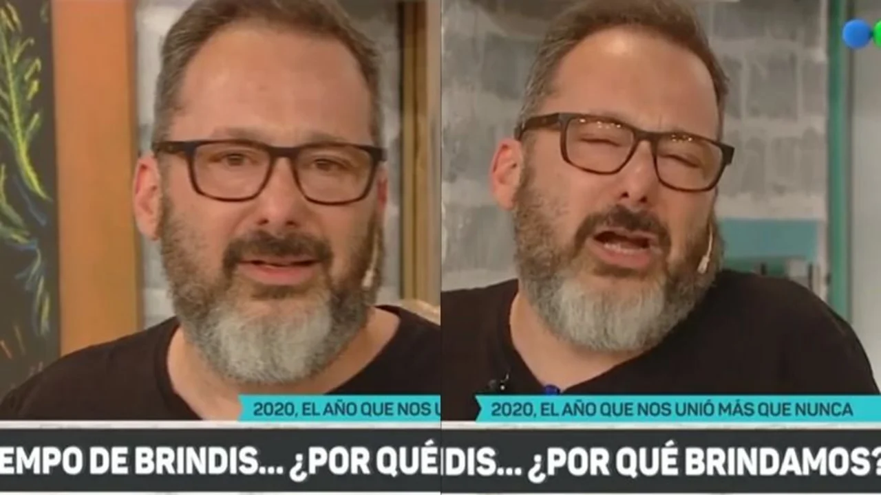Gerardo Rozín, en la Peña de Morfi, llora en Telefe
