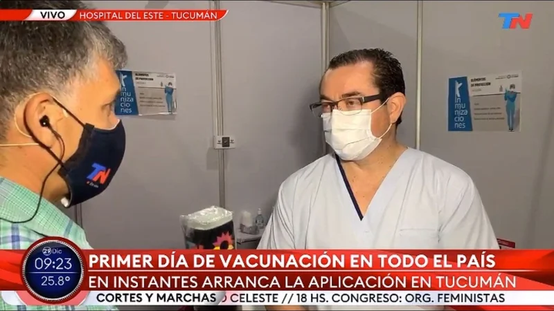 Un médico dejó en ridículo a un cronista de TN en vivo por la vacuna Sputnik V contra el coronavirus