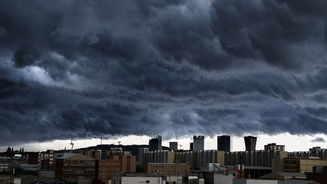 El clima en Buenos Aires, con lluvia y cielo nublado