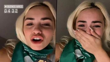 Lali Espósito: el llanto y la emoción tras la legalización del aborto
