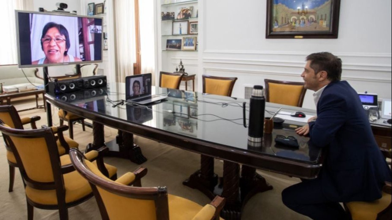 Kicillof con Milagro Sala 