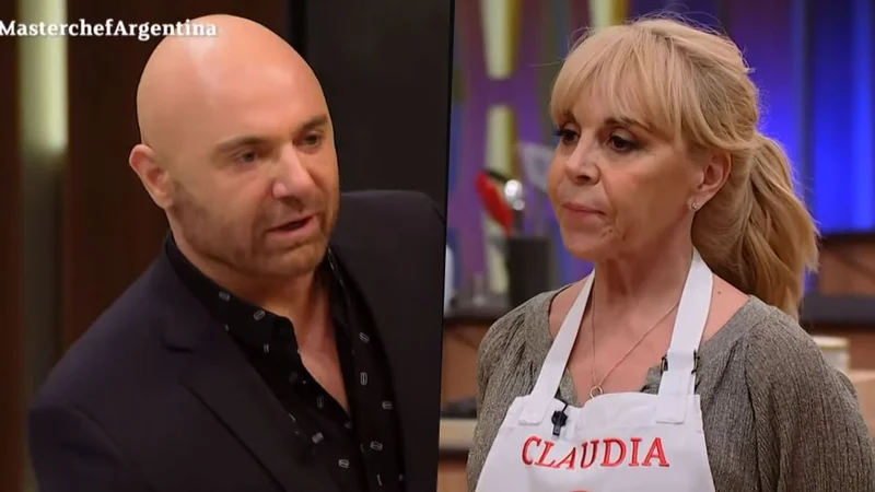 Germán Martitegui y un comentario que incomodó a Claudia Villafañe en MasterChef Celebrity