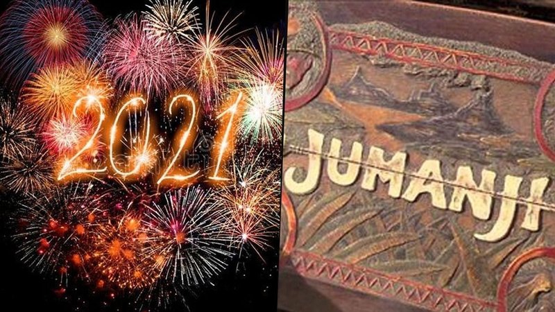 Grito de Jumanji para despedir el 2020 y recibir el 2021