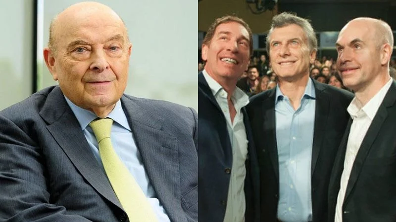 Domingo Cavallo, Mauricio Macri, Horacio Rodríguez Larreta y Diego Santilli