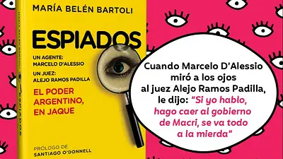 Se viene “Espiados”, el libro de una de las causas de espionaje ilegal más importante de la Argentina Se viene “Espiados”, el libro de una de las causas de espionaje ilegal más importante de la Argentina