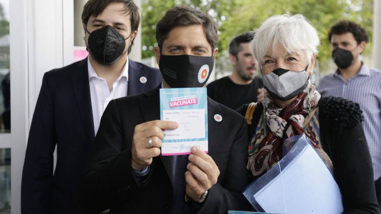 Axel Kicillof vacunación 