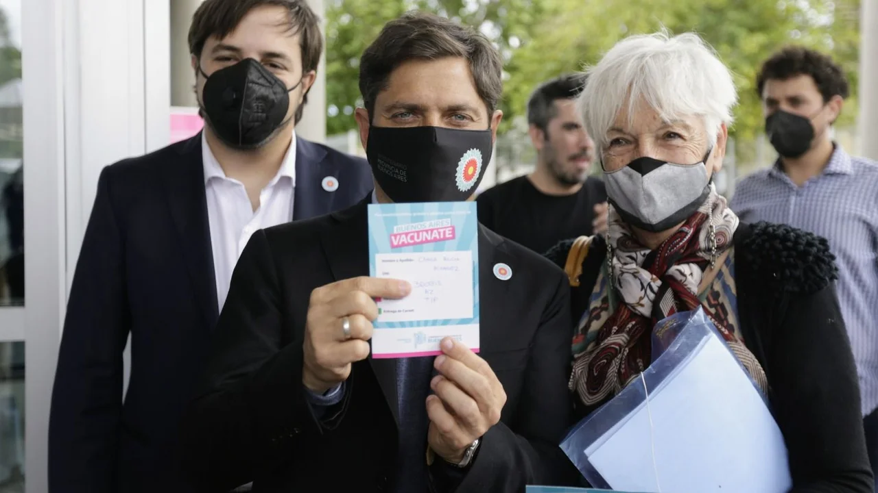 Axel Kicillof vacunación 