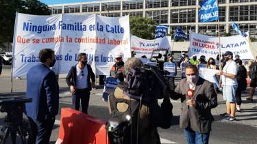 Aeroparque: trabajadores de Latam piden intervención del gobierno