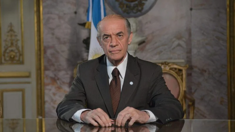 Jean Pierre Noher. Fernando de la Rúa. Diciembre 2001
