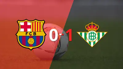 Por la mínima diferencia, Betis se quedó con la victoria ante Barcelona en el estadio Camp Nou Por la mínima diferencia, Betis se quedó con la victoria ante Barcelona en el estadio Camp Nou