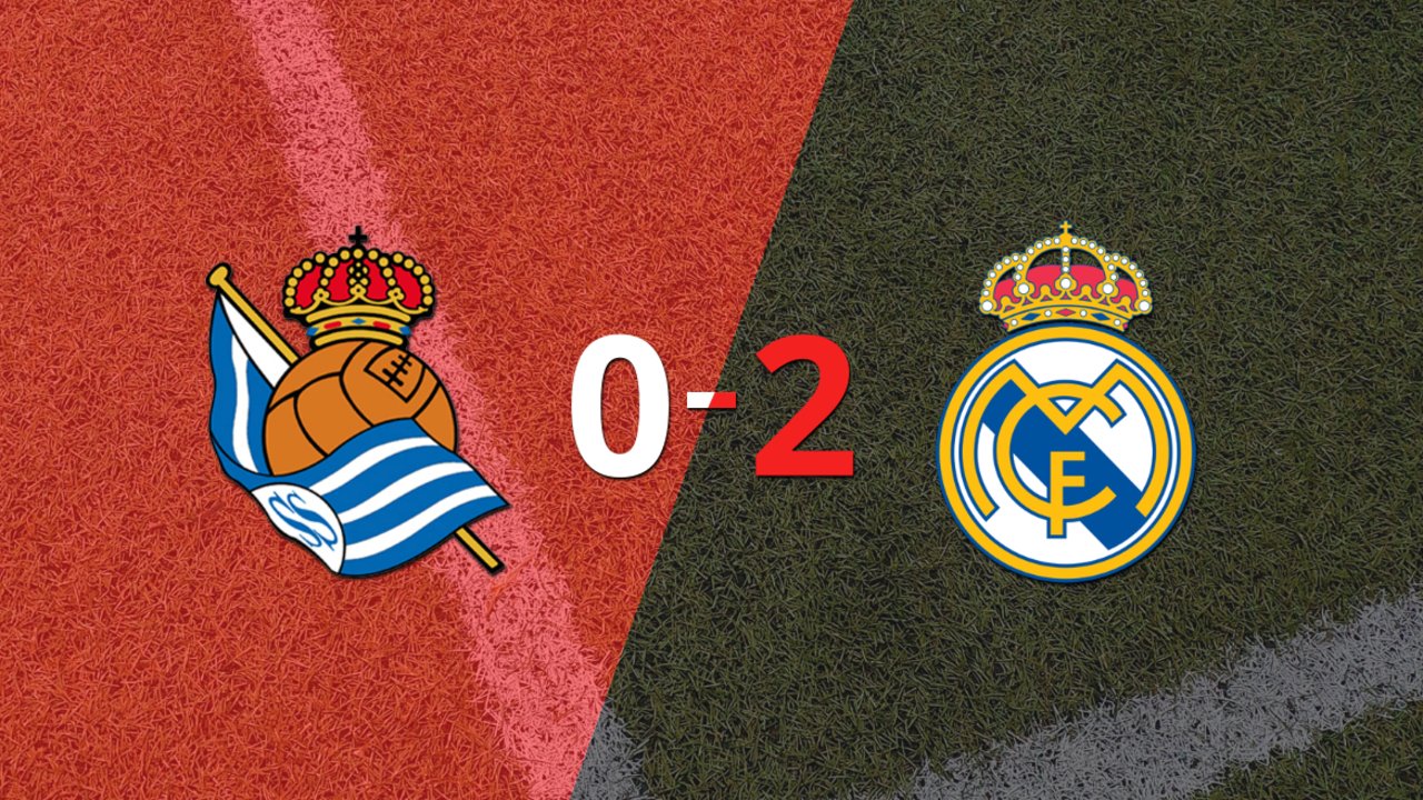 Real Madrid le ganó como visitante a Real Sociedad por 2 a 0