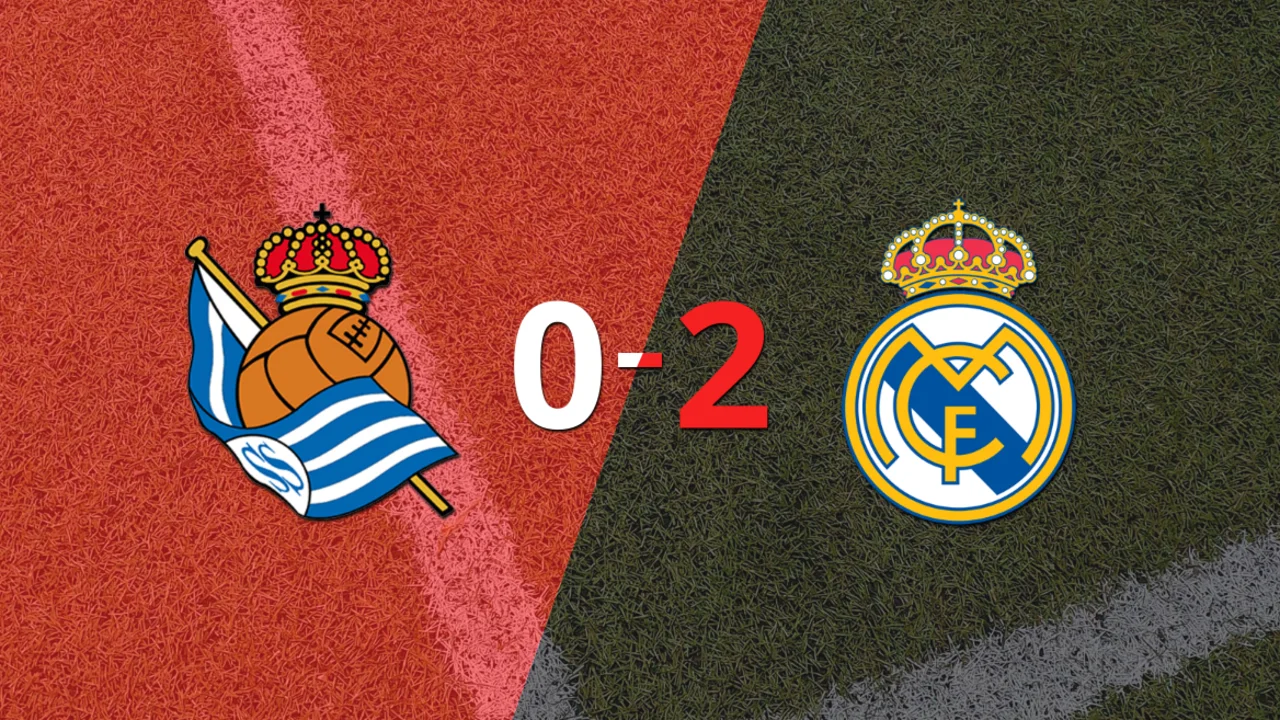 Real Madrid le ganó como visitante a Real Sociedad por 2 a 0