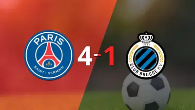 Doblete de Kylian Mbappé en la goleada de PSG frente a Club Brujas Doblete de Kylian Mbappé en la goleada de PSG frente a Club Brujas