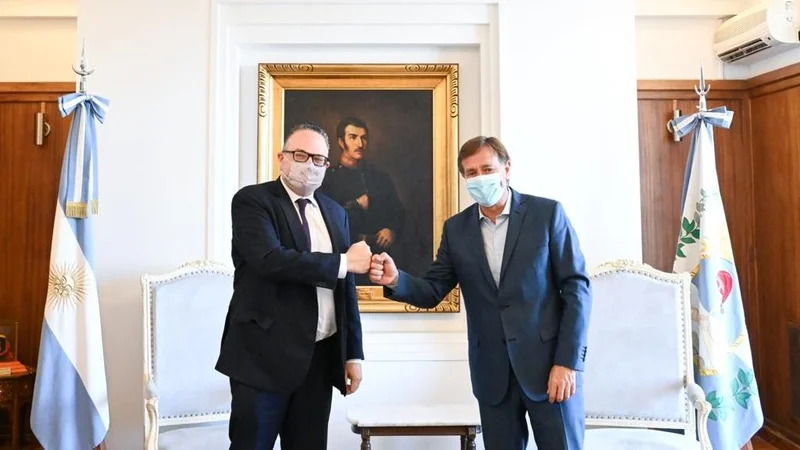 Kulfas y Suárez analizaron la reactivación productiva de Mendoza y el crecimiento de IMPSA