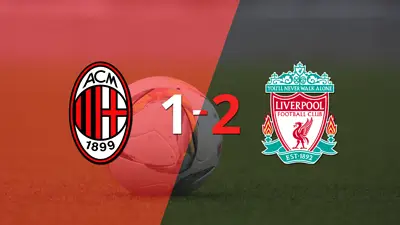 Liverpool gana de visitante 2-1 a Milan Liverpool gana de visitante 2-1 a Milan