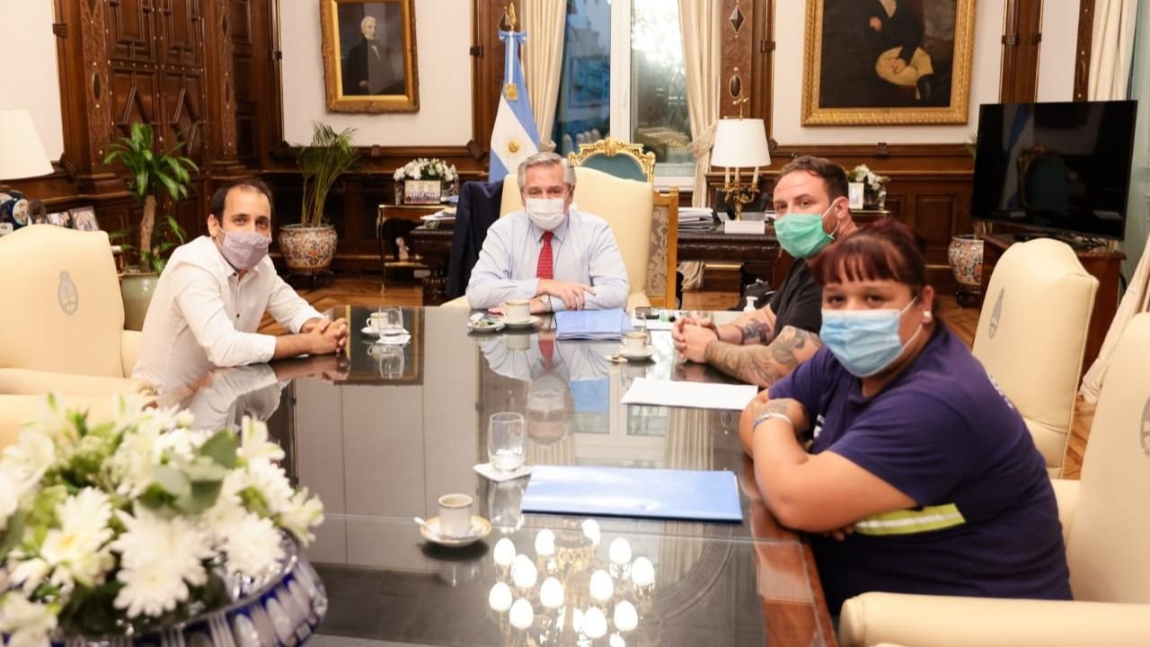 Alberto Fernández se reunió con los diputados de Juan Grabois