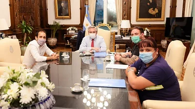 Alberto Fernández se reunió con los diputados de Juan Grabois Alberto Fernández se reunió con los diputados de Juan Grabois