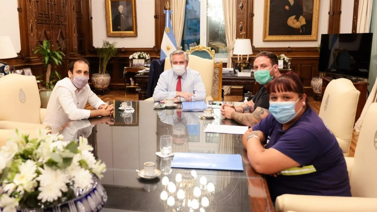 Alberto Fernández se reunió con los diputados de Juan Grabois