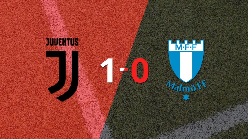 Juventus le ganó 1-0 como local a Malmö