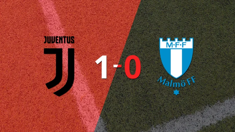 Juventus le ganó 1-0 como local a Malmö