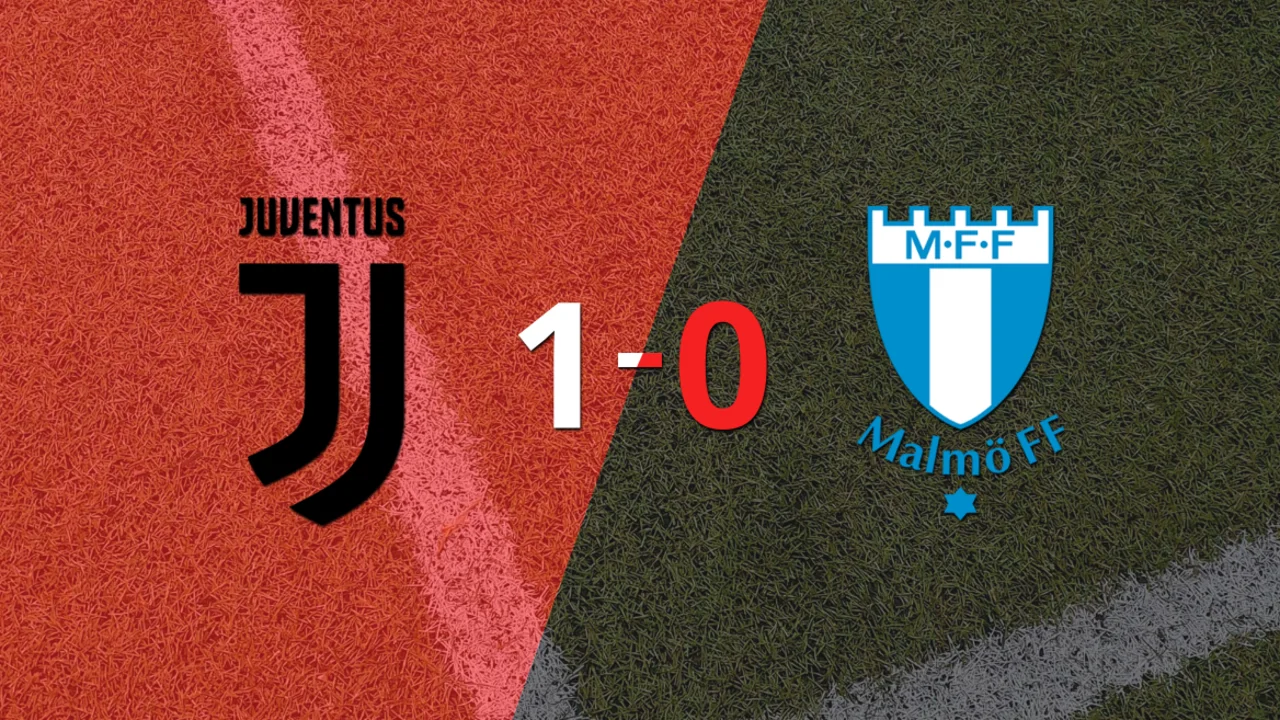 Juventus le ganó 1-0 como local a Malmö