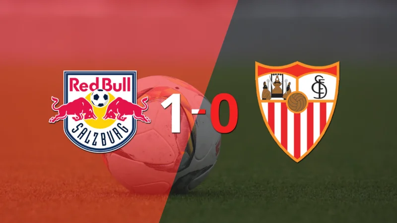 Con lo justo, Red Bull Salzburgo venció a Sevilla 1 a 0 en el estadio Red Bull Arena