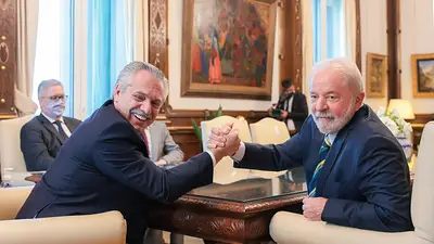 Día de la Democracia: Alberto Fernández recibió a Lula en Casa Rosada Día de la Democracia: Alberto Fernández recibió a Lula en Casa Rosada