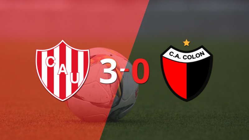 Unión fue imparable y goleó 3 a 0