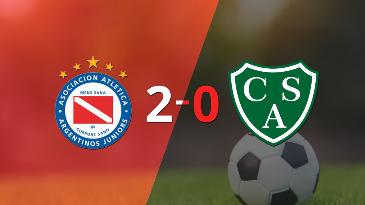 Argentinos Juniors marcó dos veces en la victoria ante Sarmiento en el Semillero del Mundo