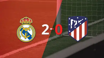 En su casa, Real Madrid le ganó a Atlético de Madrid por 2-0 En su casa, Real Madrid le ganó a Atlético de Madrid por 2-0