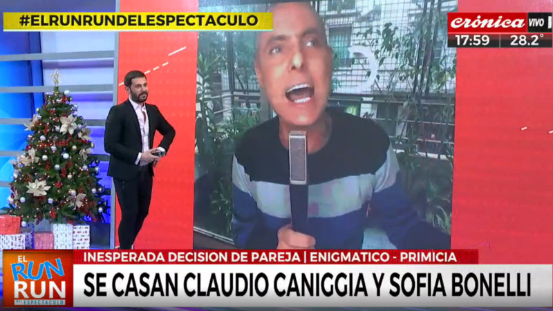 Claudio Paul Caniggia vuelve al altar con Sofía Bonelli: los detalles de la boda