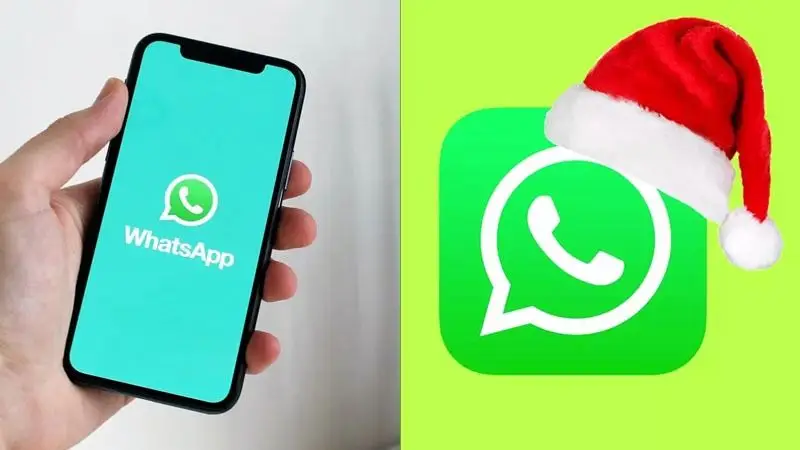 WhatsApp permite ponerle un gorro de Navidad al logo de la app
