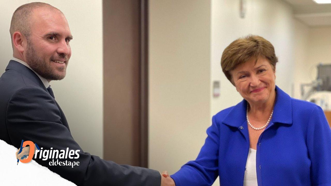 Martín Guzmán y Kristalina Georgieva