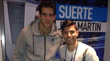 El mensaje de Del Potro al "Kun" Agüero: "Gracias por tu carrera y tu alegría de siempre"