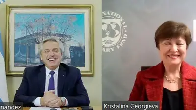 Deuda con el FMI: tras reunirse con Alberto Fernández, Georgieva destacó avances en la negociación Deuda con el FMI: tras reunirse con Alberto Fernández, Georgieva destacó avances en la negociación