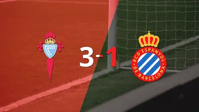 En su casa, Celta vence 3 a 1 a Espanyol En su casa, Celta vence 3 a 1 a Espanyol