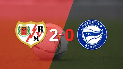 Rayo Vallecano le ganó con claridad a Alavés por 2 a 0 Rayo Vallecano le ganó con claridad a Alavés por 2 a 0