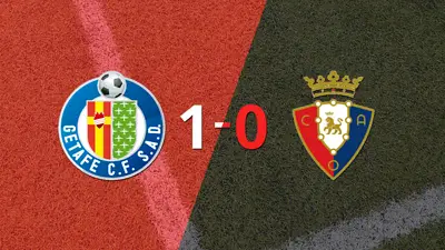 Getafe le ganó 1-0 como local a Osasuna Getafe le ganó 1-0 como local a Osasuna