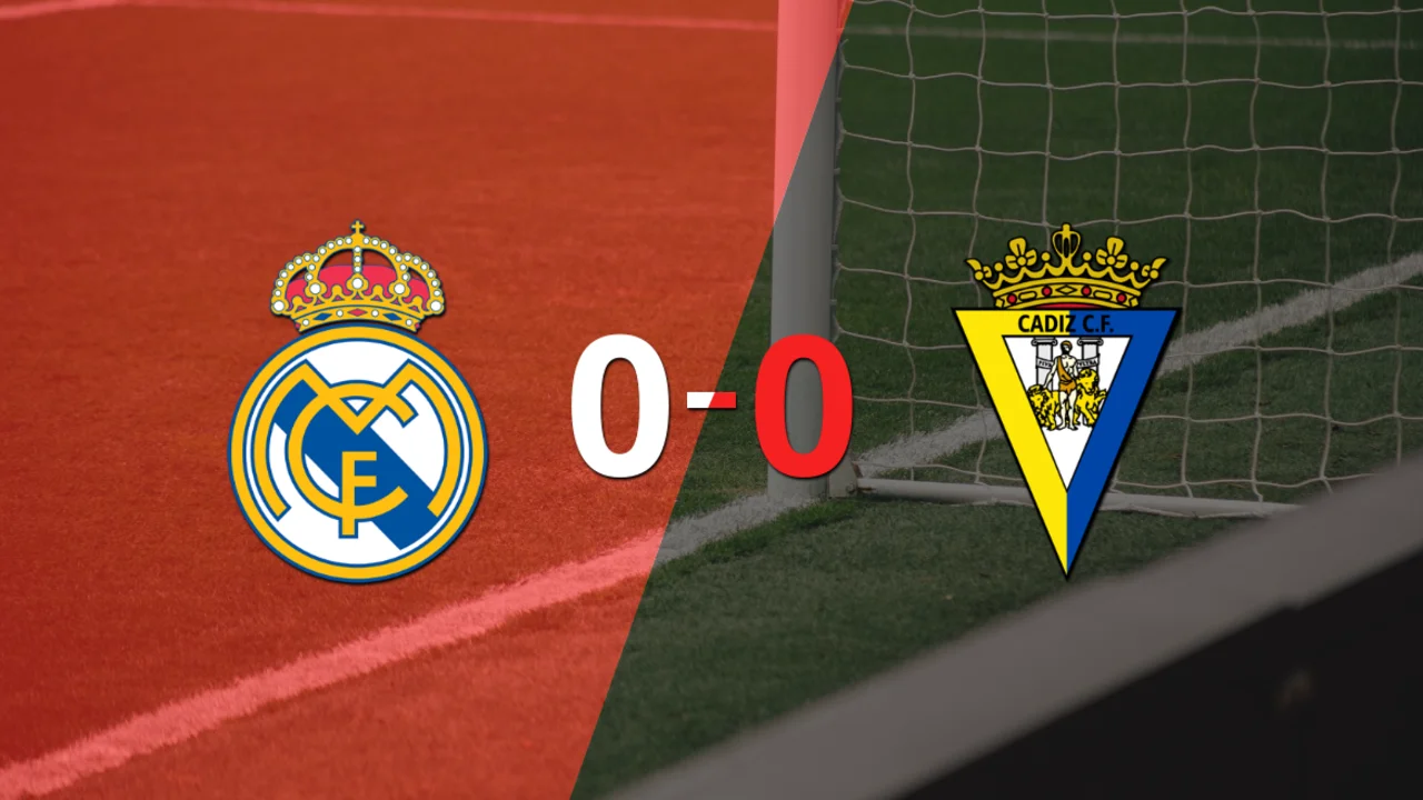 Sin goles, Real Madrid y Cádiz igualaron el partido