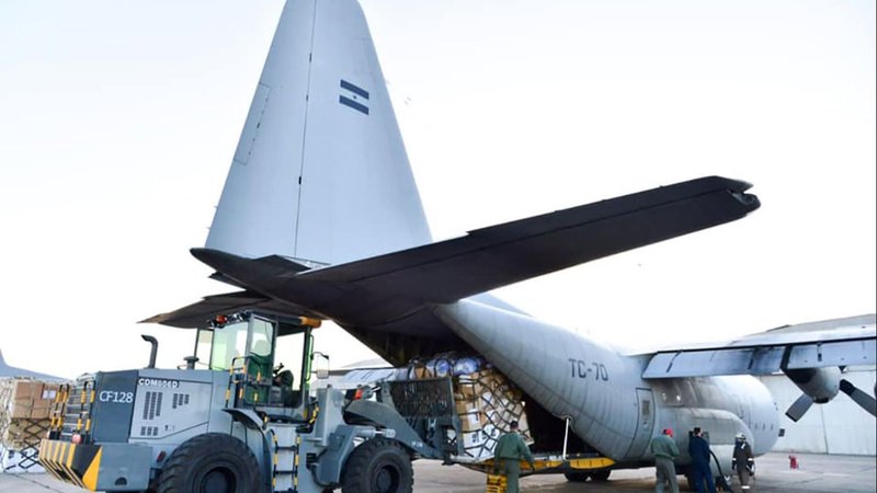 avión Hércules Fuerza Aérea 