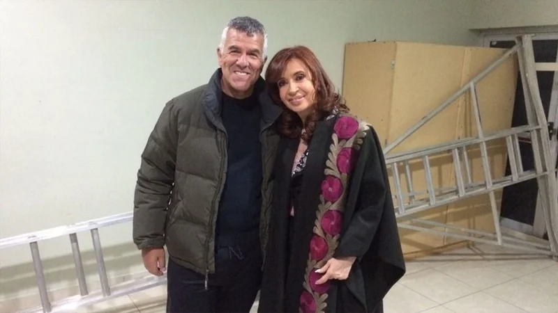 Dady Brieva y Cristina Fernández de Kirchner