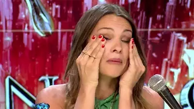 Pampita llorando Pampita llorando